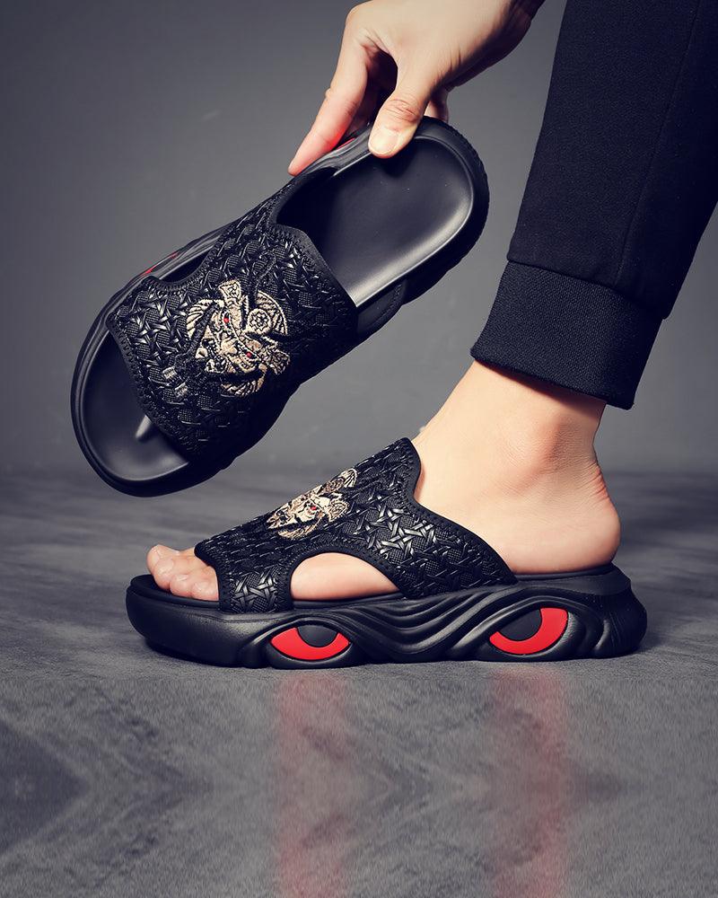 Pantoufles Chic en Noir