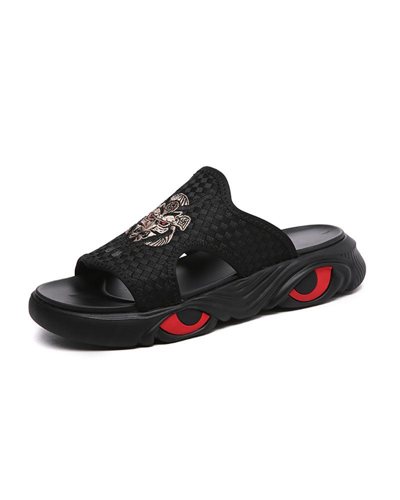 Pantoufles Chic en Noir