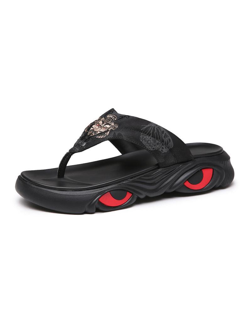 Pantoufles Chic en Noir