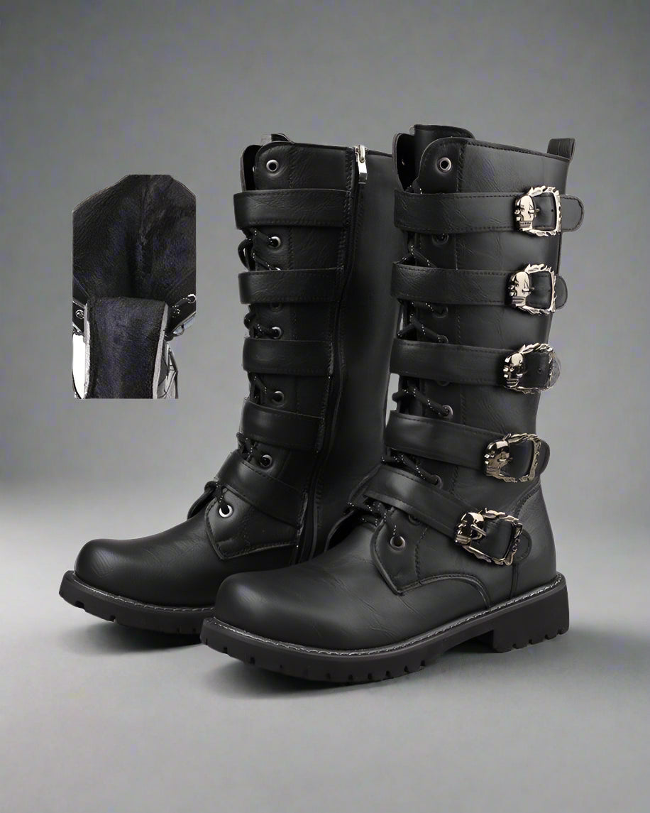 Bottes de Moto Aventure Audacieuses - bottes techwear - Bottes de Moto Aventure Confortables et Élégantes