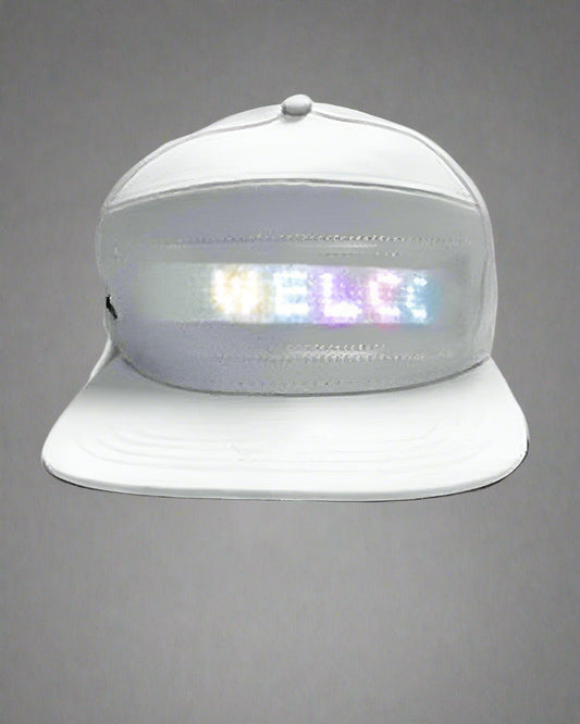 Casquette Néon Cyberpunk Personnalisée - casquette lumineuse - Casquette Néon Cyberpunk Personnalisable pour Tous les Styles