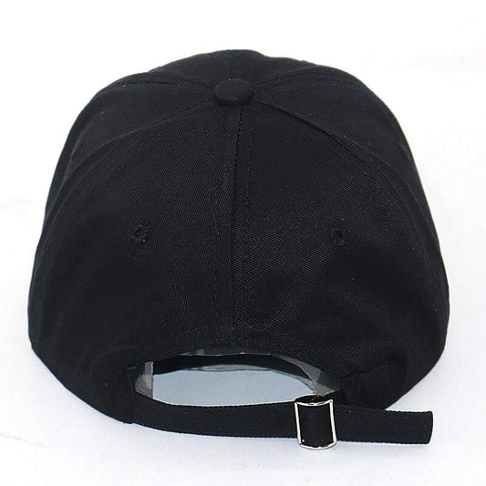 Casquette Vintage Grunge - casquette confortable - Casquette Grunge Noir Confortable et Durable