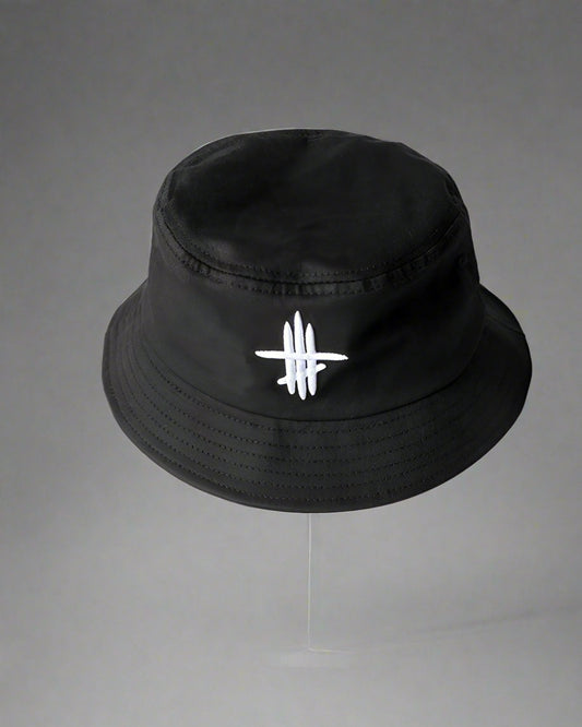 Chapeau seau Mystic City Vibes - chapeau seau - Chapeau seau noir unisexe en polyester confortable