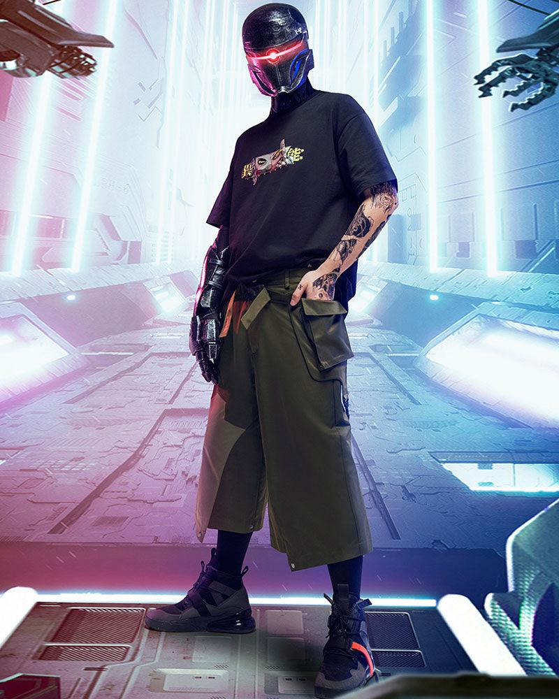 Pantalons de Style Ninja Futuriste
