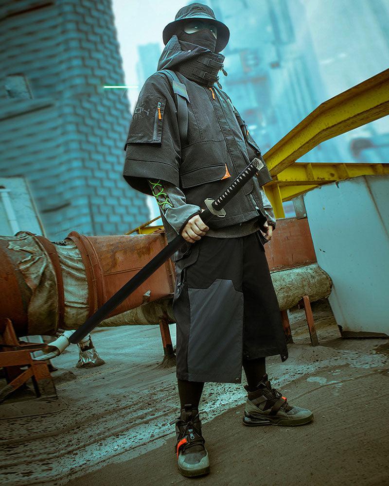 Pantalons de Style Ninja Futuriste