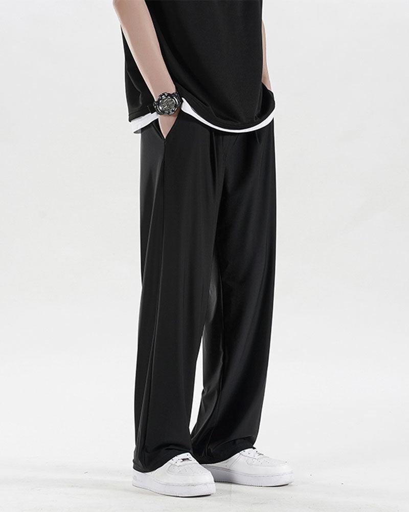 Pantalons à Jambe Large Chic Sans Effort