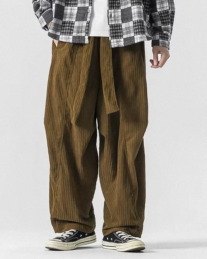 Pantalons en Velours Côtelé Chic pour Tous