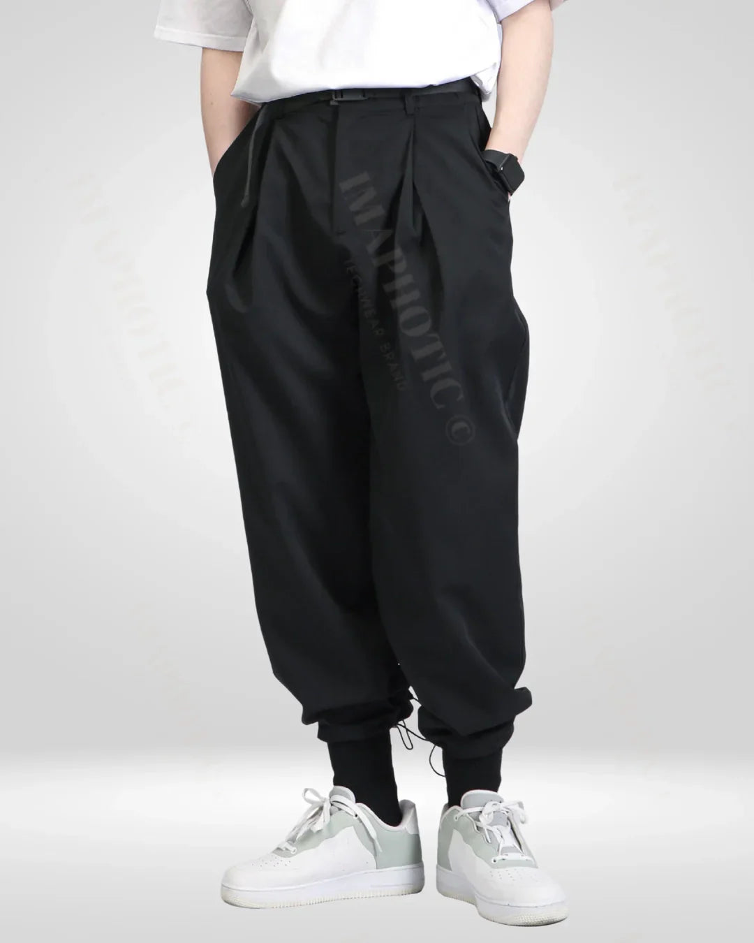 Pantalons à ourlet à cordon confortable
