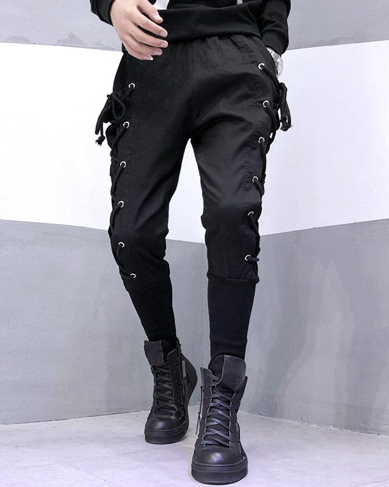 Pantalons de Jogging Chic avec Cordon Latéral