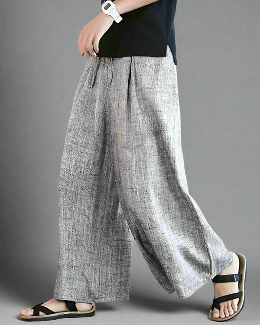 Pantalons Hakama Gris Stylés