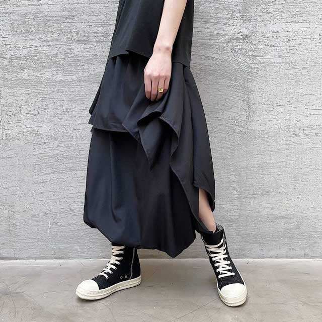 Pantalons Hakama Chic à Jambes Larges