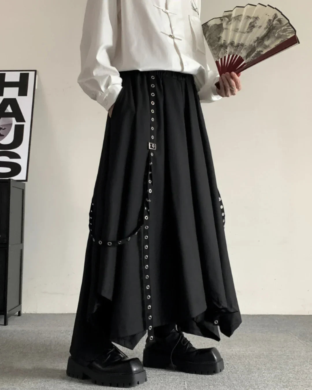 Pantalons Chic Inspirés du Hakama