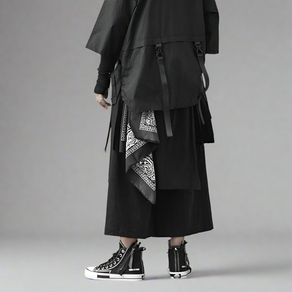 Pantalons de Style Hakama Élégants