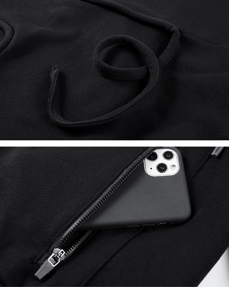 Hoodie Polyvalent avec Masque Caché - techwear - Hoodie polyvalent avec masque caché pour le style urbain