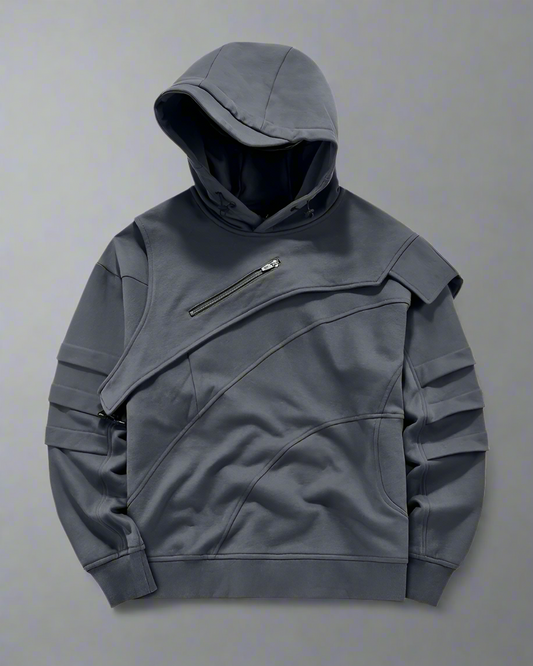 Hoodie Tactique Prêt pour la Ville - style streetwear - Hoodie Tactique Confortable et Stylé pour la Ville