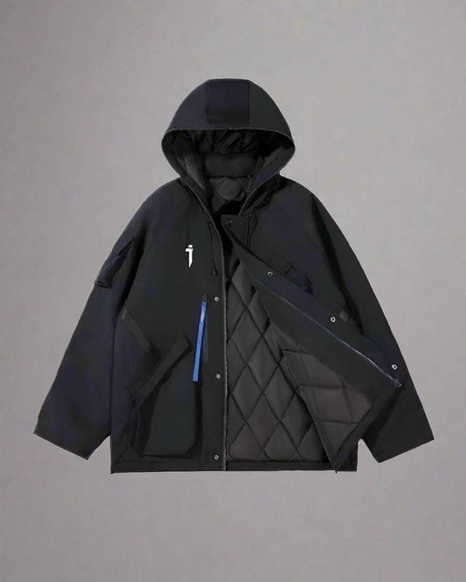 Veste à Capuche Cyberpunk Vibrante
