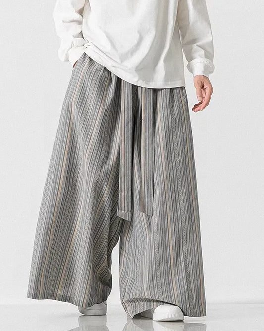 Pantalons Japonais Amples Chic