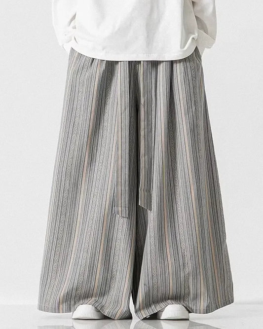 Pantalons Japonais Amples Chic