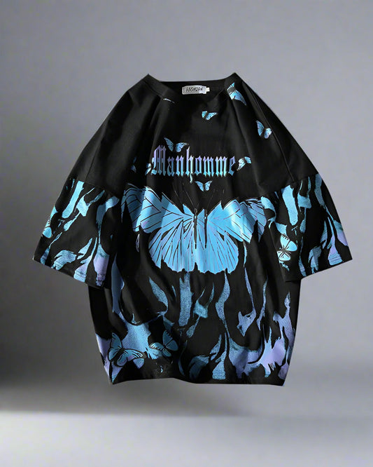 T-shirt Street Style Papillon Audacieux