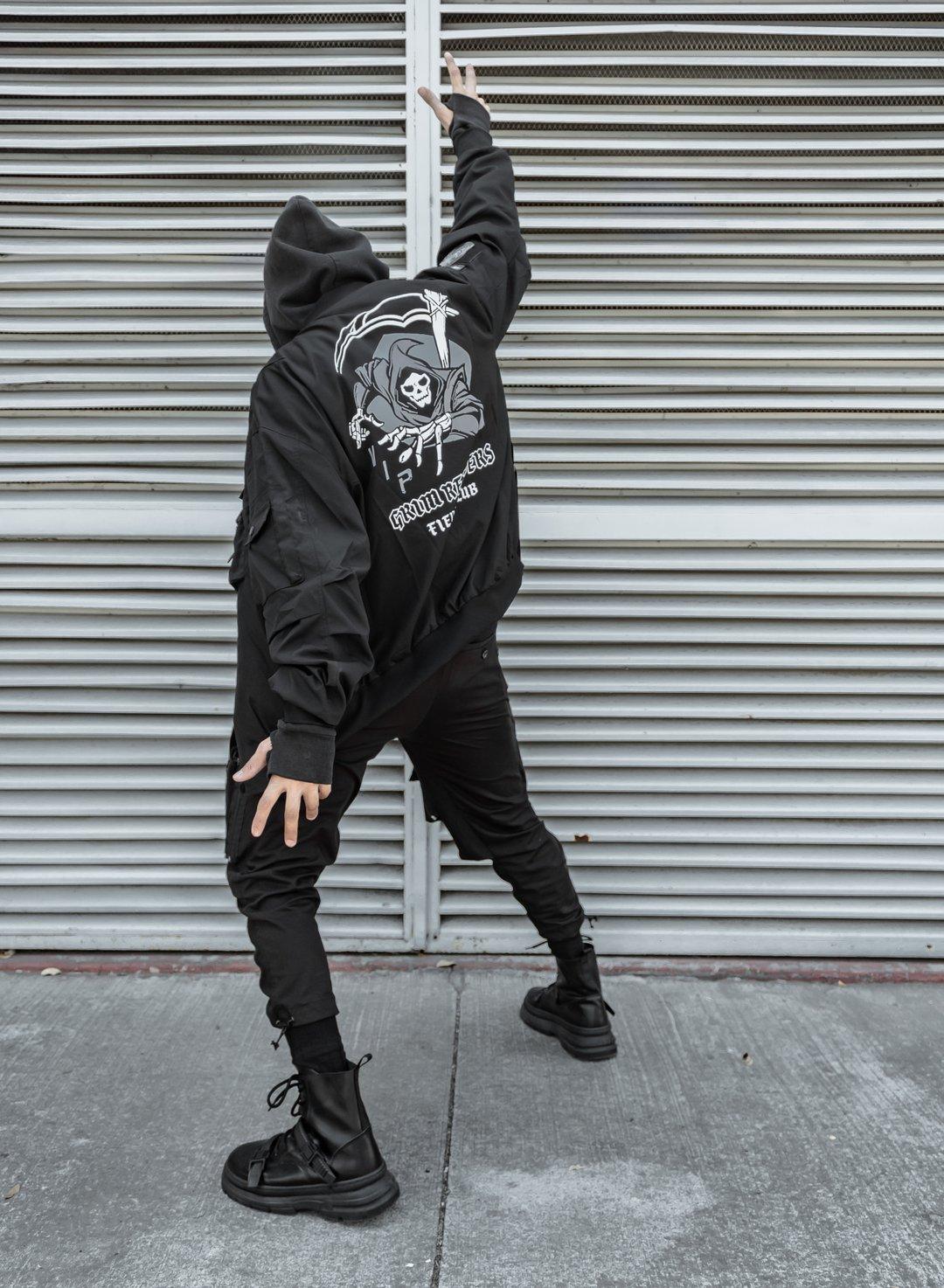 Veste Crâne Gothique Futuriste