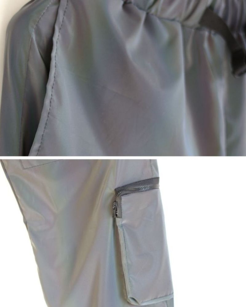 Pantalon Laser Réfléchissant Accrocheur - pantalon pour activités de plein air - Pantalon Réfléchissant Confortable pour Soirées et Plein Air