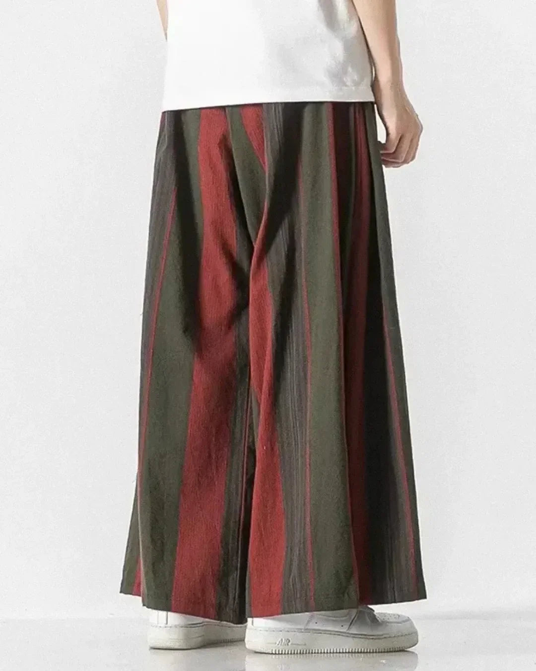 Pantalon Palazzo Rayé Chic - pantalon pour toutes saisons - Pantalon Palazzo Rayé Chic pour un Style Élégant