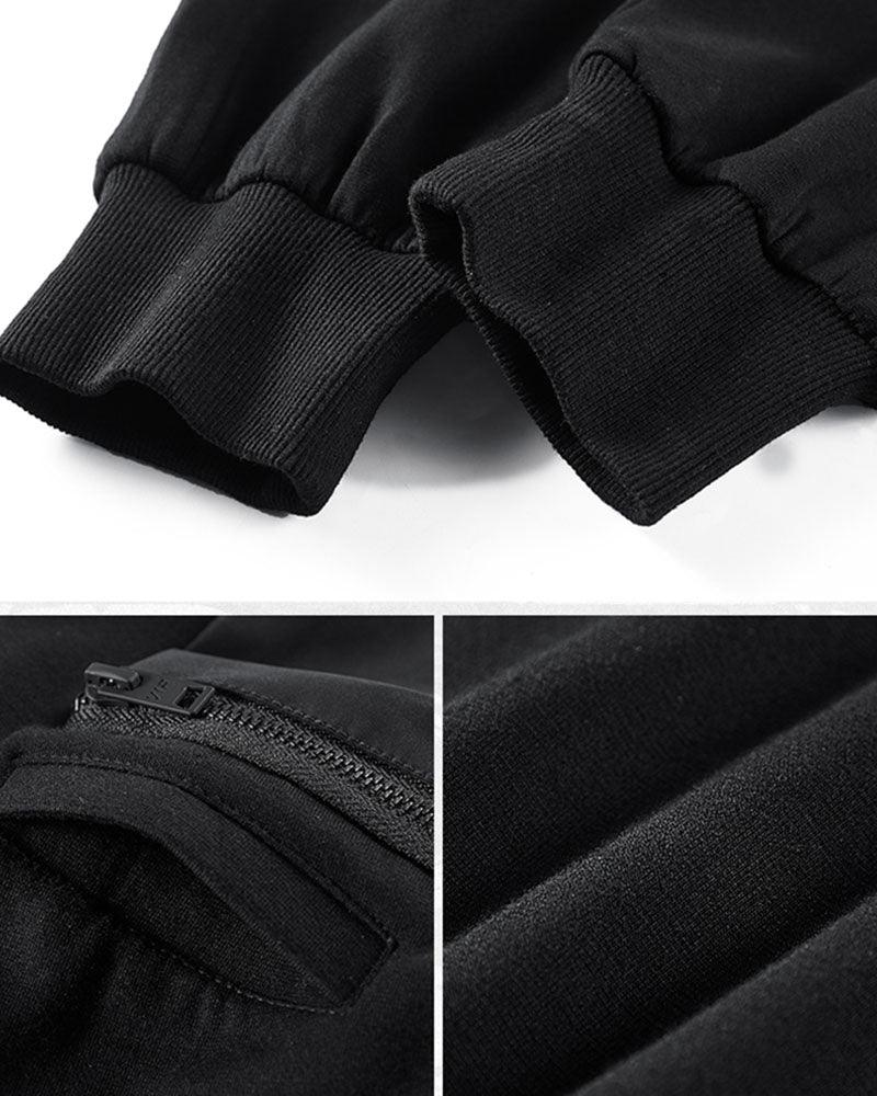 Pantalons Cargo Noirs Essentiels - pantalons adaptables - Pantalons Cargo Noirs Détachables et Polyvalents