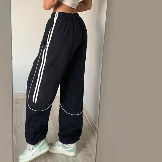 Pantalons de Sport en Nylon - vêtements streetwear - Pantalons de Sport en Nylon pour un Look Streetwear