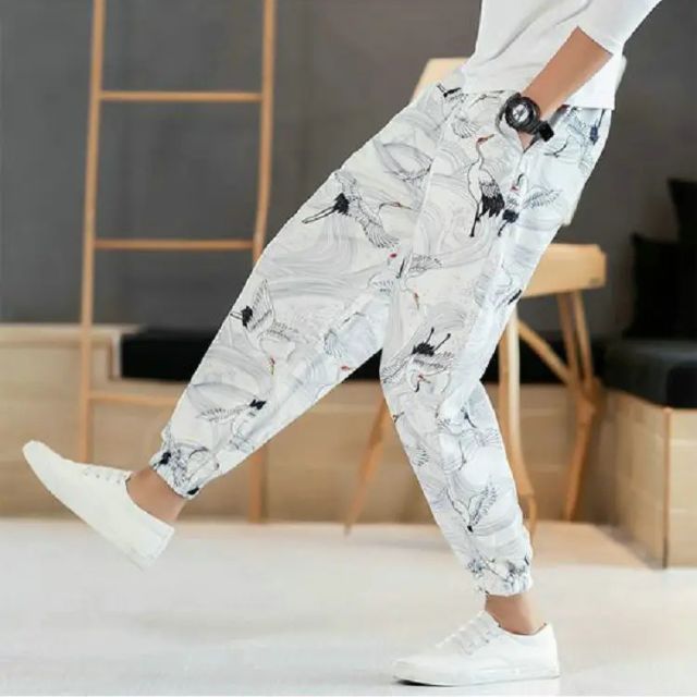 Pantalons Jogging Confort Ultime - pantalons unisexe - Pantalons Jogging Hakama : Confort et Style Unisexe