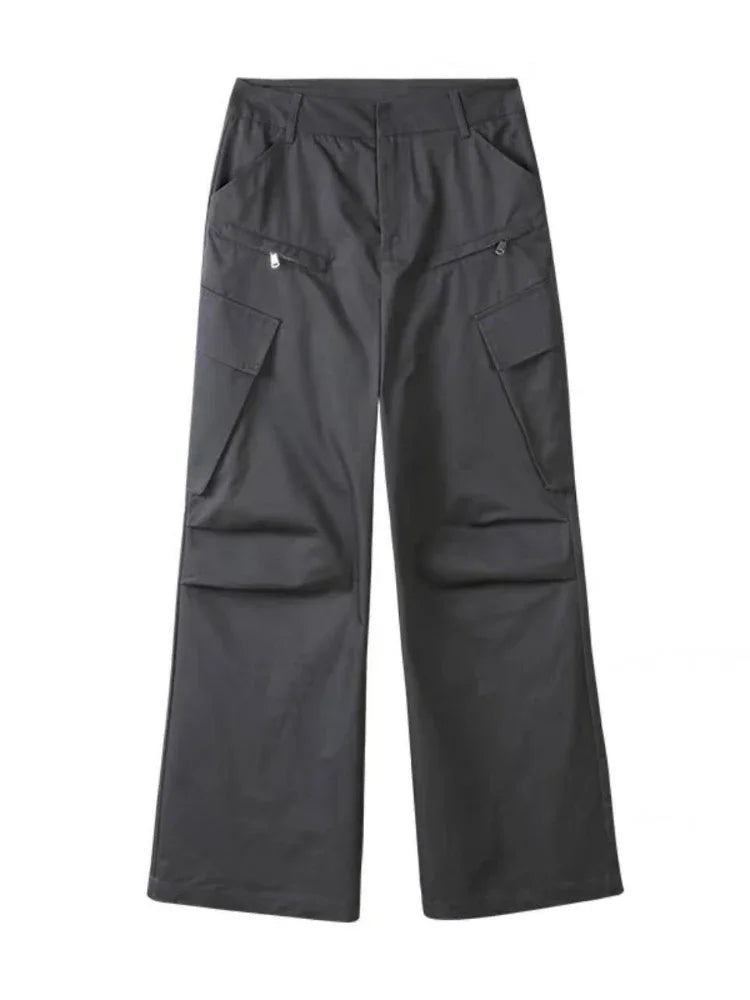 Pantalons Parachute Grays - confort et mobilité - Pantalons Parachute Grays style Y2K pour un look unique
