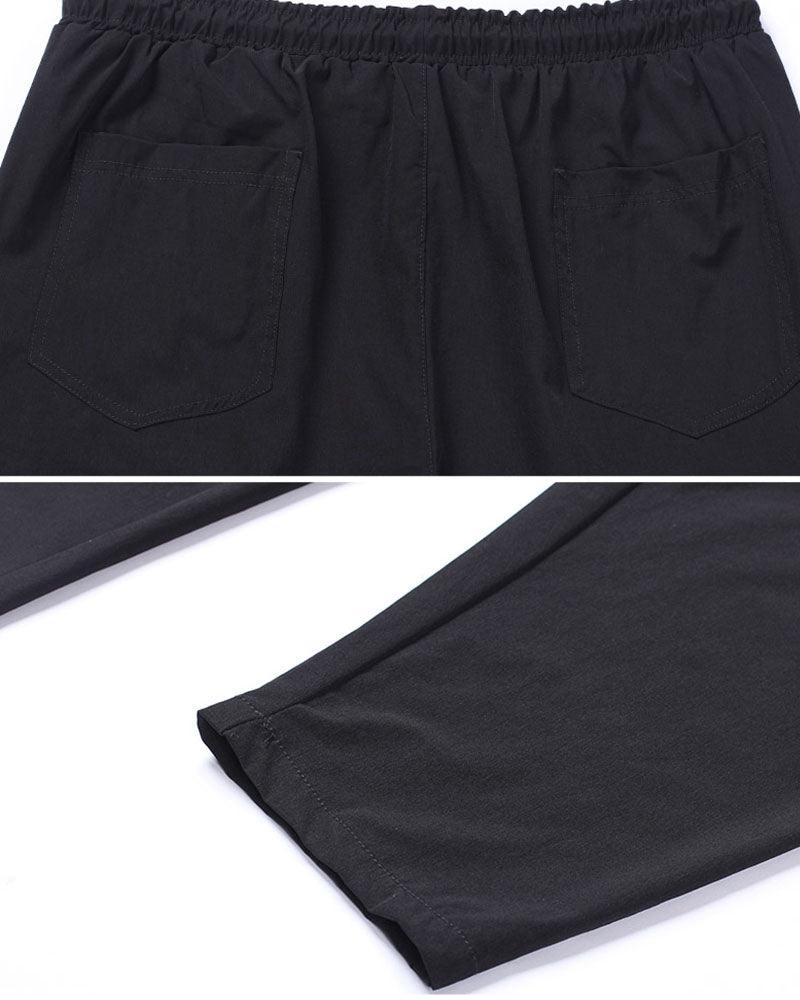 Pantalons Tech Ankle Cool Comfort - mode estivale - Pantalons légers en soie glacée pour l'été