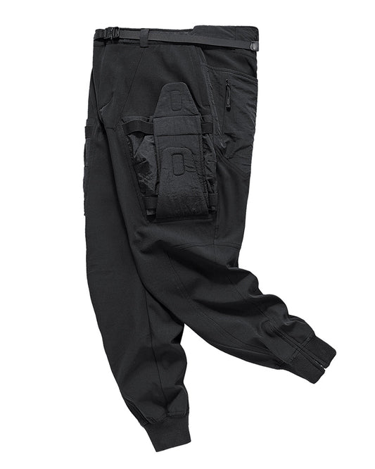 Pantalons Tech en Patchwork Dynamique - pantalons jogger - Pantalons Tech en Patchwork pour Style Urbain