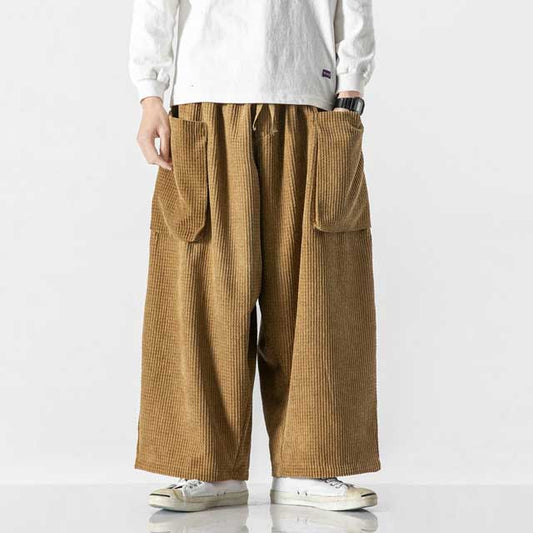 Pantalons Utilitaires Japonais Chic - pantalons cargo japonais - Pantalons Cargo Japonais au Style Élégant et Pratique