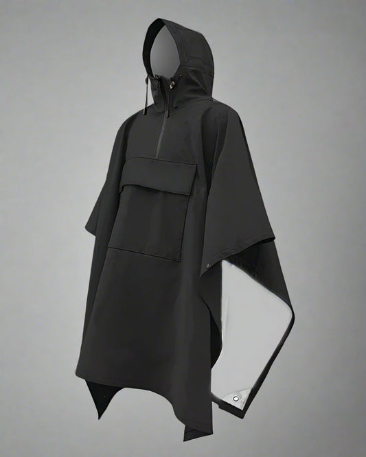 Poncho de Pluie 3L Tout Temps - poncho léger pour camping - Poncho de pluie léger et multifonctionnel pour les aventuriers