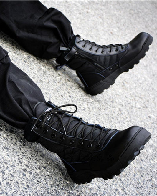 “Chaussures de randonnée tactiques robustes”
