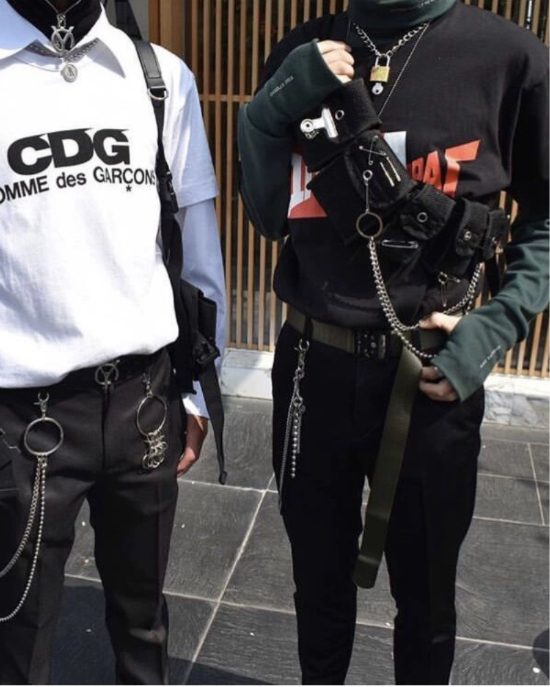 Sac à bandoulière élégant - sac léger - Sac à bandoulière élégant en polyester noir