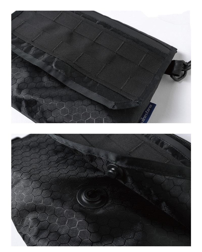 Sac à bandoulière noir chic - bandes réglables - Sac à bandoulière noir chic avec ajustement parfait