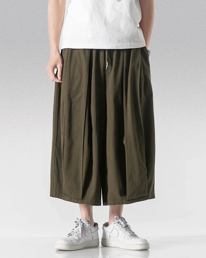 Pantalons Hakama Courts Stylés