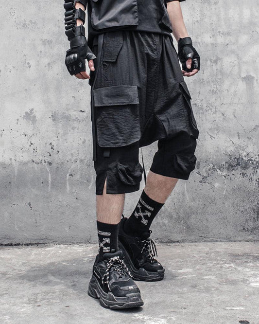 Shorts Cargo Longs Polyvalents - shorts urbains - Shorts Cargo Longs pour un Style Urbain et Fonctionnel