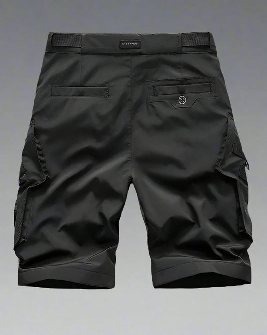 Shorts Cargo Noir Essentiels - shorts cargo - Shorts Cargo Noir pour Aventuriers Urbains