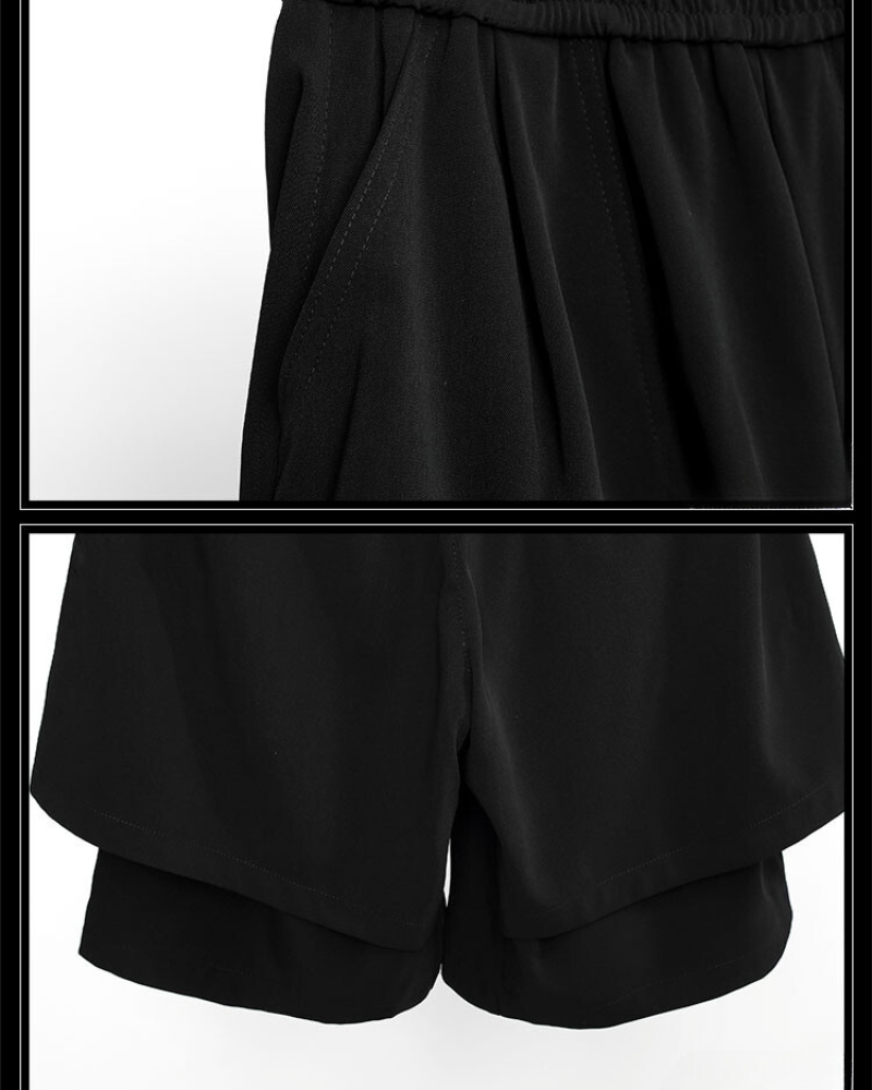 Shorts Tech Stylés d'Été - vêtements d'été - Shorts d'Été à Double Couche pour Hommes