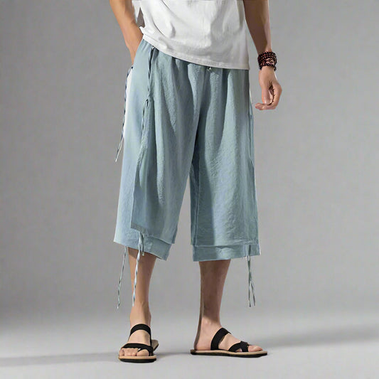 Shorts Urbains Superposés et Stylés - shorts confortables - Shorts Urbains Superposés pour un Style Décontracté