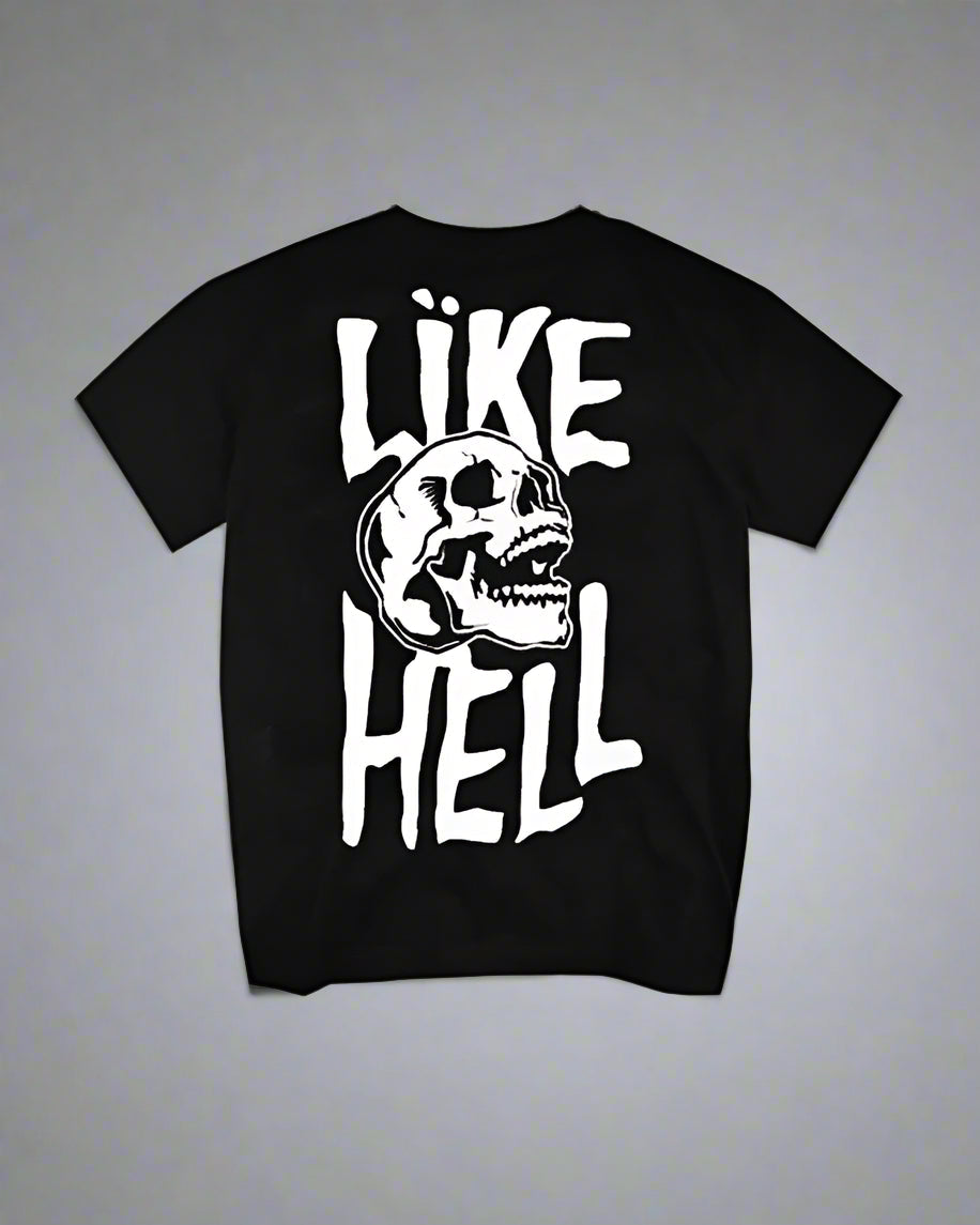 T-shirt Graphique Crâne Rebelle