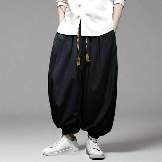 Pantalons Hakama Urbains Tendance