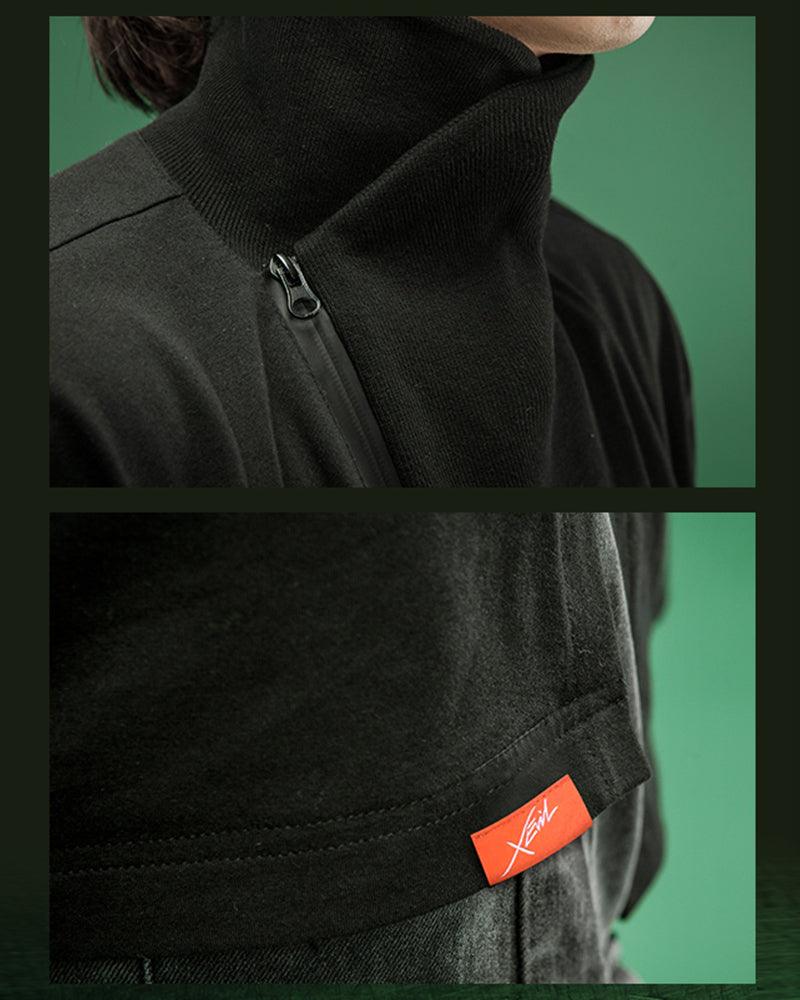 T-shirt Guerrier de Fer Futuriste - techwear - T-shirt Guerrier de Fer Futuriste en violet confortable