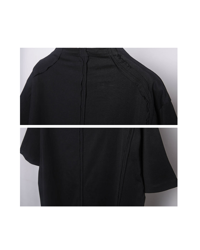 T-Shirt Tech Tee Découpé de Nouvelle Génération - vêtements urbains - T-Shirt Tech Tee Découpé pour un Look Urbain Unique