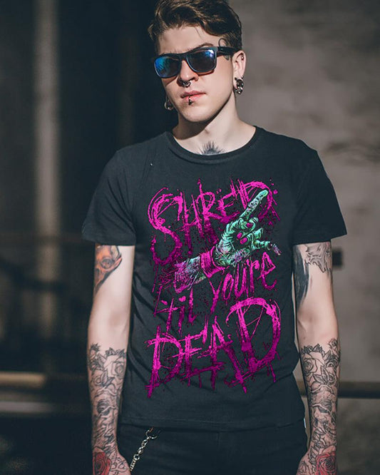 T-shirt de Moto Gothique Rebel Spirit