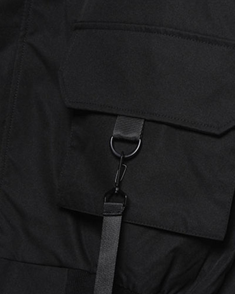 Veste à Capuche avec Détail en Ruban Chic