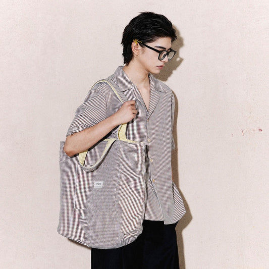 Tote Chic Réversible Matelassé - sac à carreaux - Tote Chic Réversible Matelassé et à Carreaux