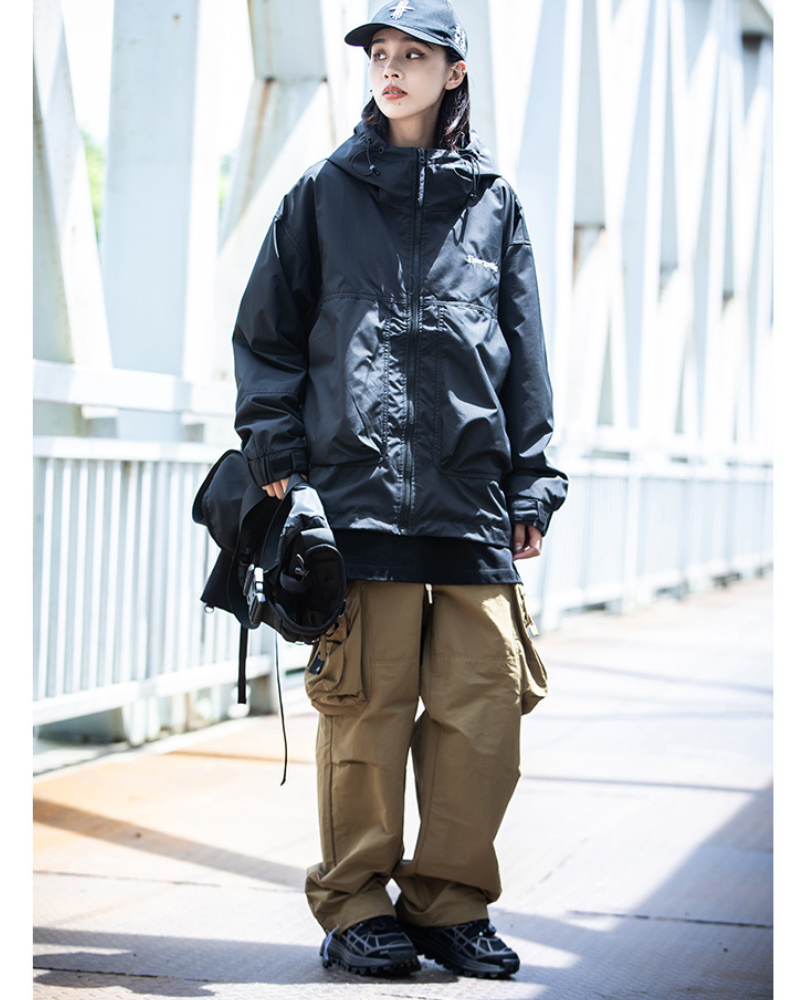 Veste Technique Polyvalente - streetwear - Veste Technique Polyvalente en Nylon et Spandex